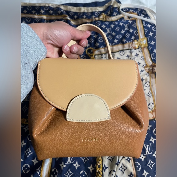 Polene Tan and Cream Mini Bag - Picture 2 of 11